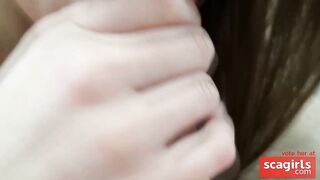 Kinky Teen Gives a Sensual Blowjob - POV Amateur Video