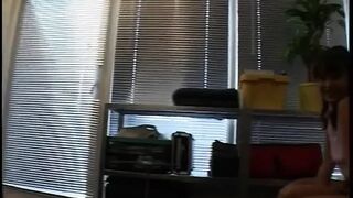 Delightful brunette drains and rides big wang at the casting