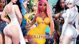 Cherokee's Big Ass Gets Clapped in a New Animated Hentai Shoot in the Backalley