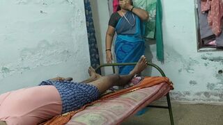 I was lying on the bed masturbating when suddenly Aunty came there and was shocked to see me.