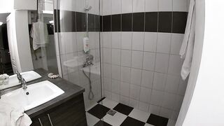 Threesome Shower with GF and Stepsis - Big Tits Orgy