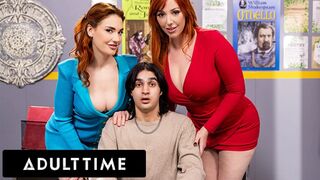 ADULT TIME - Boy Caught Stepmom Lauren Phillips Having Lesbian Affair With MILF Teacher Siri Dahl