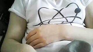 18yo Amateur Shows Off Her Wonderful Boobs on Webcam