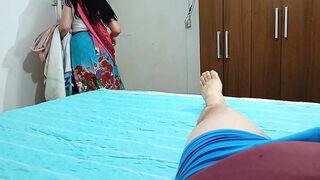 Indian stepmother enters her stepson's room and they end up having wild sex