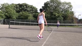 Horny brunette gets fucked by her stepon