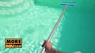 POV - Cum Eating Blonde Slut Alexa Flexy Fucks You Right