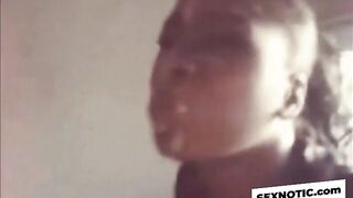 Ebony Amateur's Massive Facial