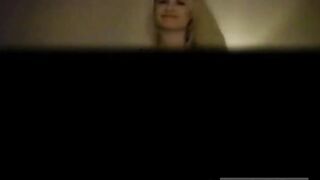 Classic Striptease Video of a Hairy Blonde Amateur