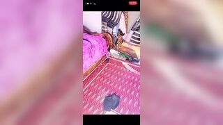 A young man ejaculates inside his wife's mouth