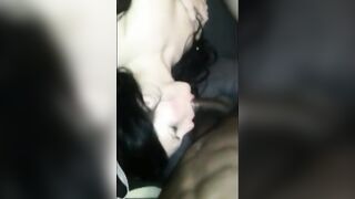 British Brunette's Interracial Gang Bang