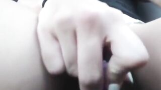 Blonde MILF Reaches Orgasm With Dildo In Car