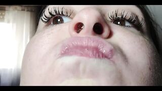My Nose with Snot up Close