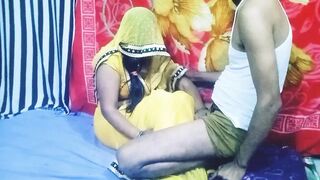 Suhag Raat celebrated and fucked with hot desi bhabhi