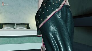 My friend's Hot Stepmom Maya's Blindfolded Mistake: Maya Unknowingly Sex with Her Son's Best Friend Blindfolded