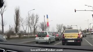 Fucking Myself & Masturbating in Public While Driving