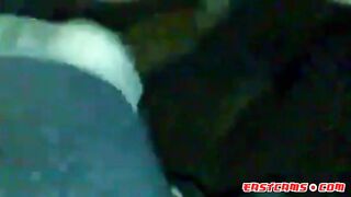 Asian Girl Facesits in Car