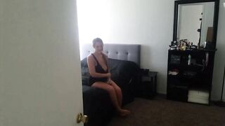 Neighbor's Blonde Girl Visits for a Hardcore Blowjob