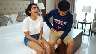 Desi Indian horny step sister and stepbrother hot sex in day