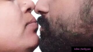 Indian Stepmom kissing and fucking