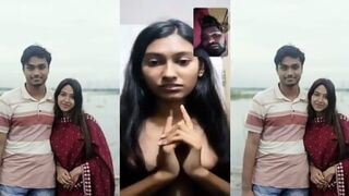 Cute GF Showing Pressing Boobs On Videocall TG - @BuyPremium69