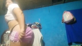 Here's your hot brunette, you can see my ass, watch how I touch it for you.