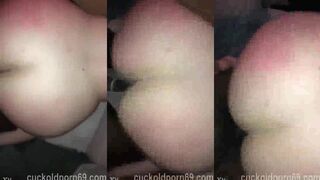 White slut loves his hard black cock