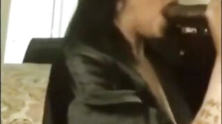 Big Black Cock Blowjob by an Amateur