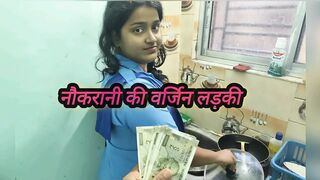 Fucked my maid's stepdaughter in school uniform in doggy style and got a sexy blowjob