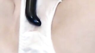 Amateur Squirts in Panties on Webcam