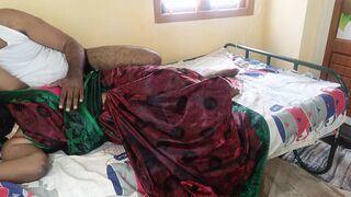 Hard fuck in bed with neighbour house wife