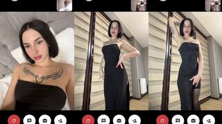 Nasty black dressed milf