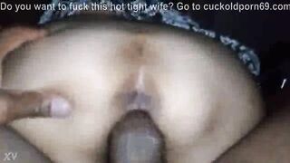 BBW Amateur with Huge pussy in BBC Interracial Video