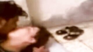 Arab Girl Sucks and Fucks Hard at Home