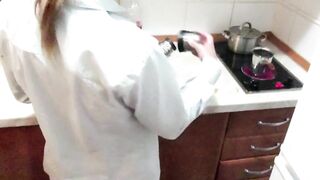 Step-Siblings' Naughty Kitchen Adventure