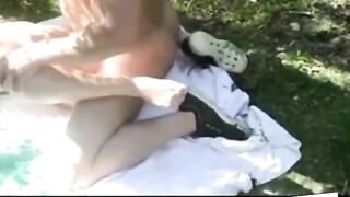 German Public Orgasm