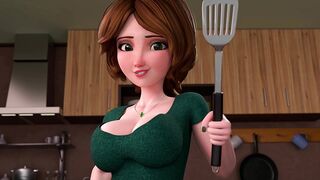 Big Tits & Soft Soles Turn This Hot MILF Into a Cumdump Queen ◆ 3D HENTAI