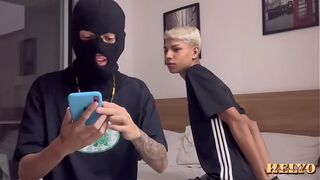 WHAT THREE MALES ALONE DO BEST, EMPTY THE BAGS