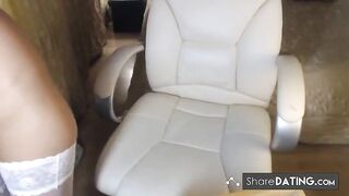 Big-Titted Blonde Amateur Babes Teasing and Masturbating