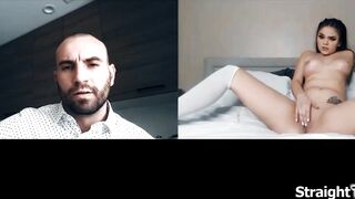 You really want me to get naked and touch my pussy stepdad?