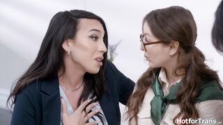 A girl scout to fuck is the best gift to give my tgirl wife