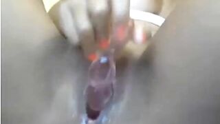 Danny's Big Tits Gush on Webcam