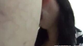 Amateur Asian Girl Receives a Mouthful of Cum