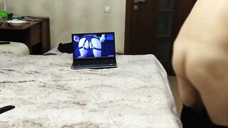 Mother-in-law helps me get pleasure and cum