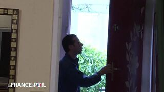 Hot Blonde Babe in Lingerie Plays with Dildo