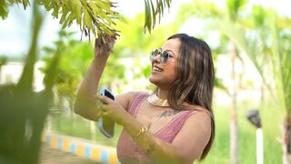 Tina Nandy with Boyfriend