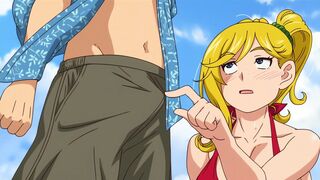 Honey Blonde 02 ⋆ Passionate Beach Sex Ends In Deep Love-Filled Creampie