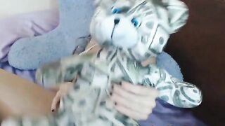 Busty Amateur Babe Plays with Sex Toy on Webcam