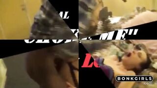 Rough Interracial Amateur Sex: Choke Me!