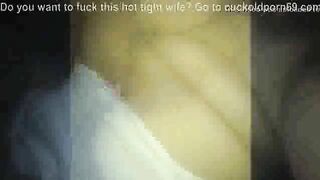 intense orgasm of swinger wife in 3some with neighbor