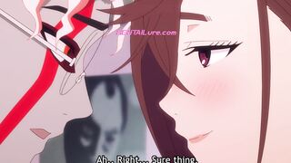 Hot MILF Moans in Dandadan HENTAI Parody While Getting Fucked & Creampied Hard